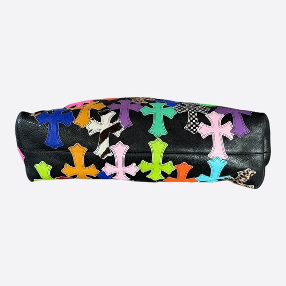 Chrome Hearts Black Multicolor Cross Patch Tote Bag - Picture 5 of 7